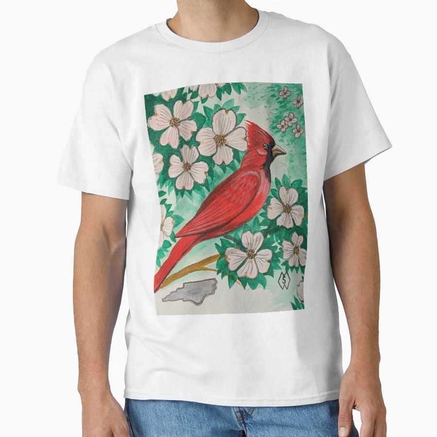 North Carolina State Bird And T-Shirt - Casual Everyday Wear Men Women - T-Shirt, Sweatshirt, Hoodie