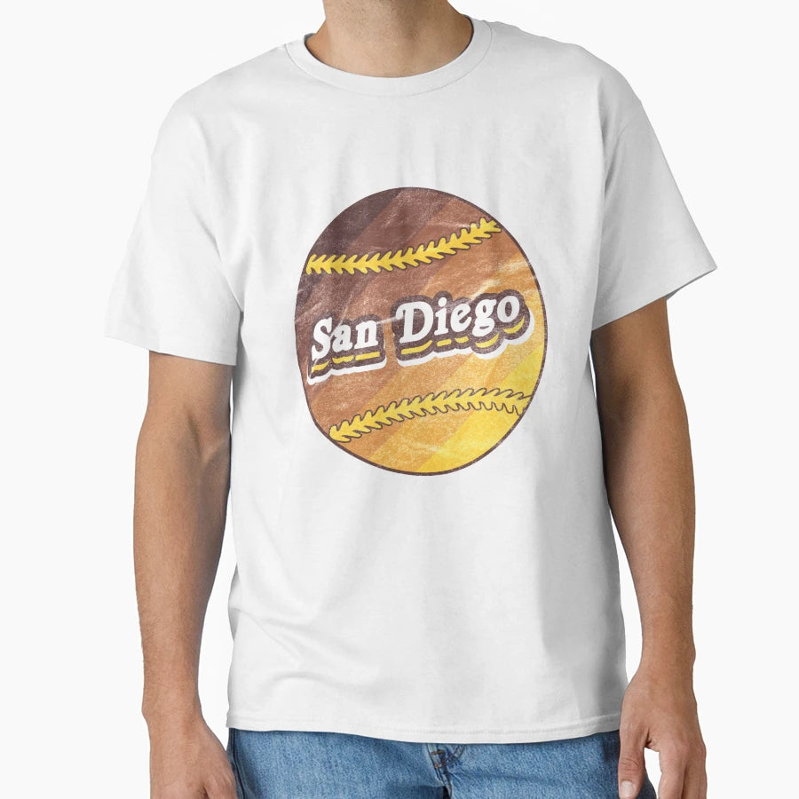 San Diego Baseball T-Shirt - Unique Graphic for Adults - T-Shirt, Sweatshirt, Hoodie