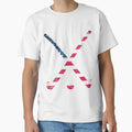 Usa Flag Field Hockey T-Shirt - Novelty Apparel for Adults - T-Shirt, Sweatshirt, Hoodie