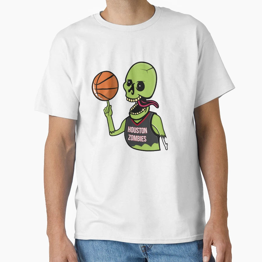 Houston Basketball Halloween T-Shirt - Aesthetic Graphic Unisex - T-Shirt, Sweatshirt, Hoodie
