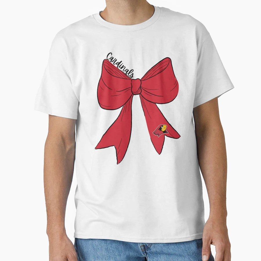 Cardinals Bow T-Shirt - Fun Novelty Design Unisex - T-Shirt, Sweatshirt, Hoodie