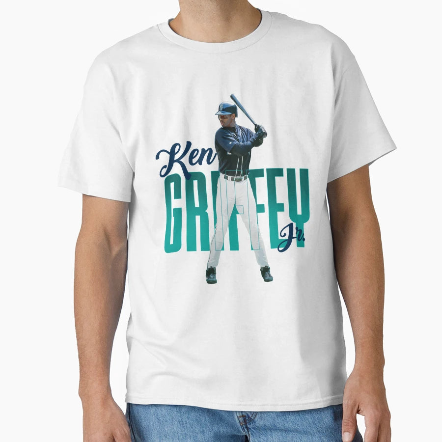 Ken Griffey Jr Ready T-Shirt - Graphic Print for Adults - T-Shirt, Sweatshirt, Hoodie