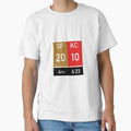 Kansas City Superbowl Score T-Shirt - Novelty Apparel for Adults - T-Shirt, Sweatshirt, Hoodie