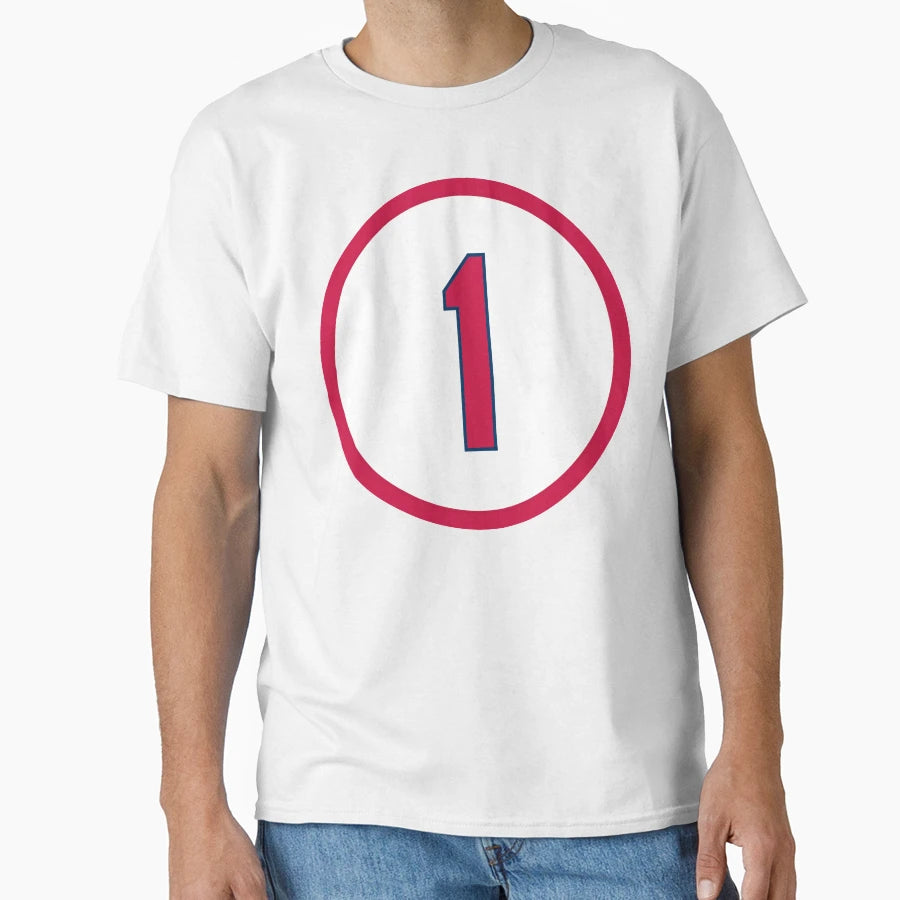 Ozzie Smith 1 Jersey Number T-Shirt - Custom Art Print for Adults - T-Shirt, Sweatshirt, Hoodie