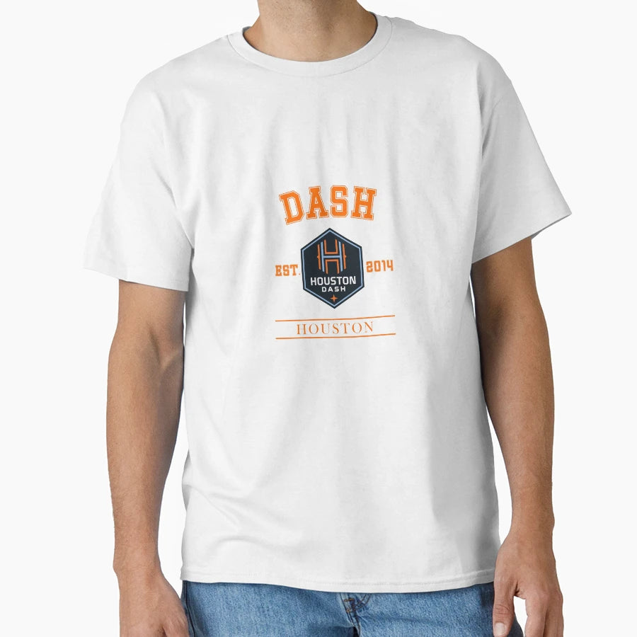 Houston Dash Nwsl Logo T-Shirt - Unique Graphic Unisex - T-Shirt, Sweatshirt, Hoodie