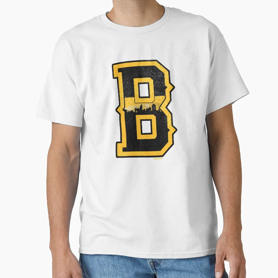 Fan Boston Skyline Sports Hockey T-Shirt - Trendy Graphic Men Women - T-Shirt, Sweatshirt, Hoodie