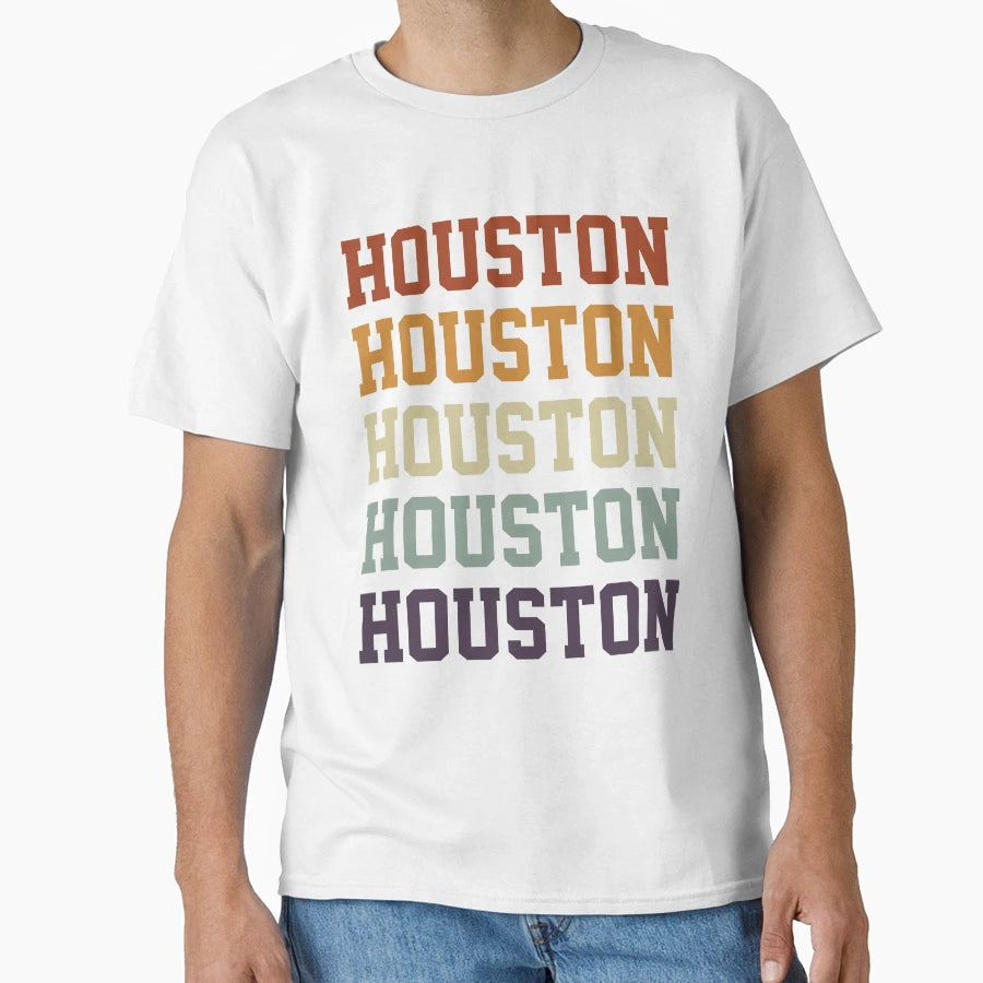 Houston Texas City T-Shirt - Fun Novelty Design Unisex - T-Shirt, Sweatshirt, Hoodie