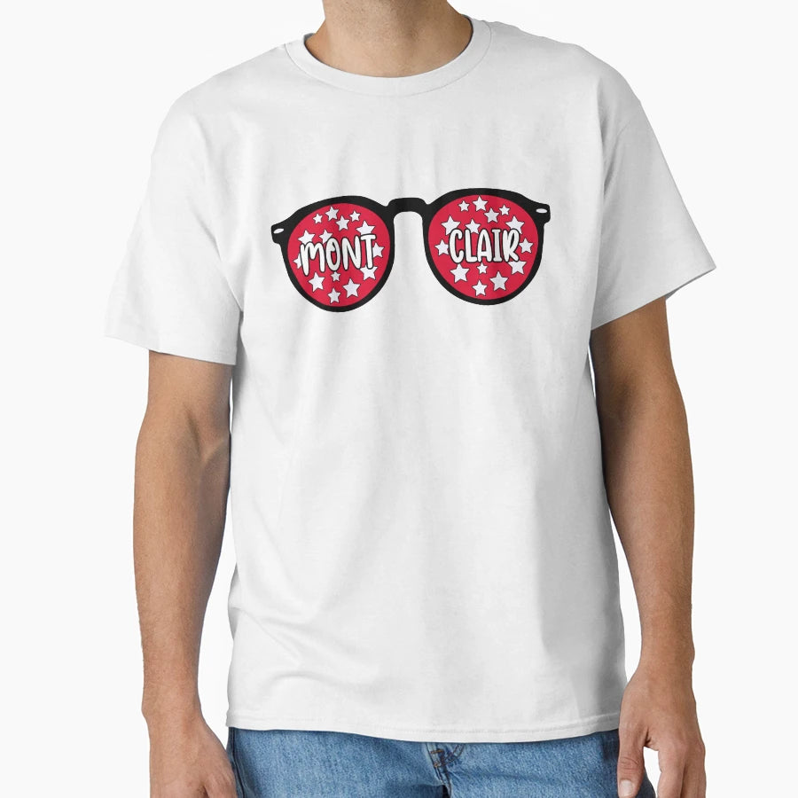 Montclair State Sunglasses T-Shirt - Minimalist Print Unisex - T-Shirt, Sweatshirt, Hoodie