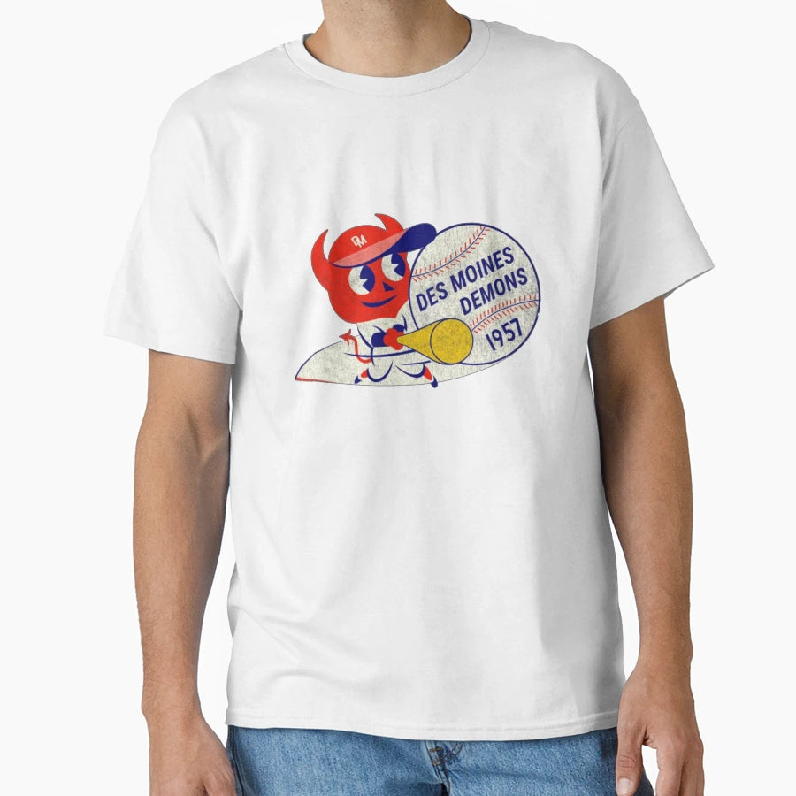 Des Moines Demons Logo T-Shirt - Aesthetic Graphic Men Women - T-Shirt, Sweatshirt, Hoodie