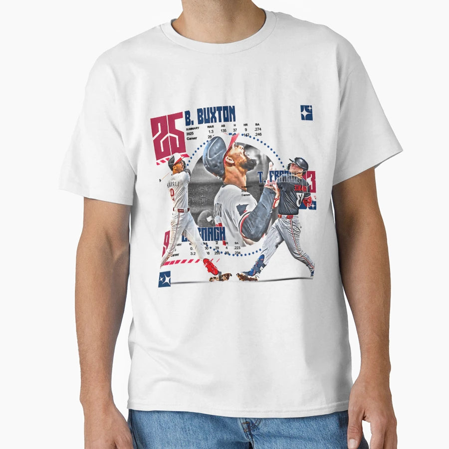 Minnesota Baseball Squad T-Shirt - Fun Novelty Design Men Women - T-Shirt, Sweatshirt, Hoodie