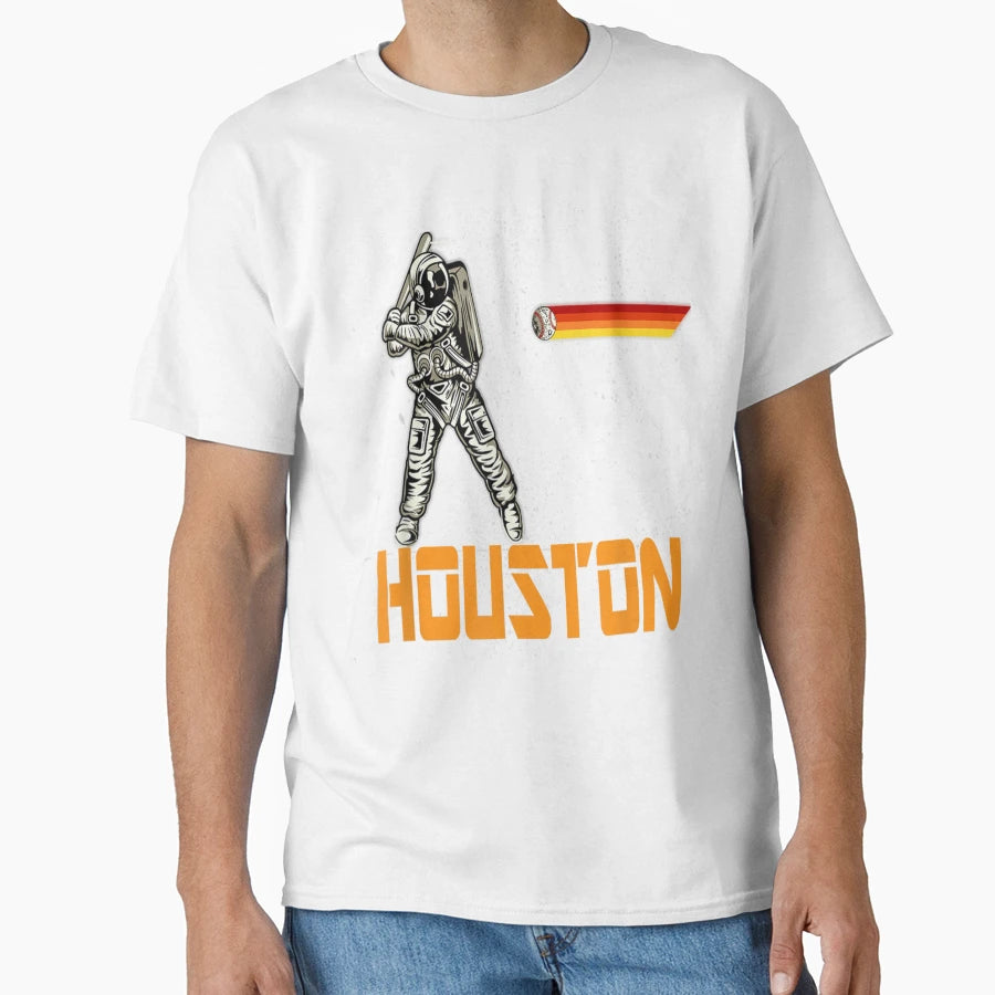Houston Baseball T-Shirt - Minimalist Print for Adults - T-Shirt, Sweatshirt, Hoodie