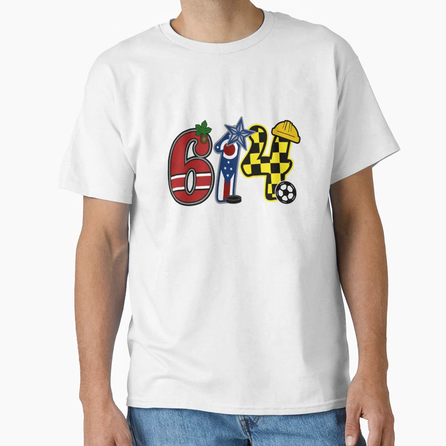 614 Columbus City T-Shirt - Trendy Graphic Men Women - T-Shirt, Sweatshirt, Hoodie