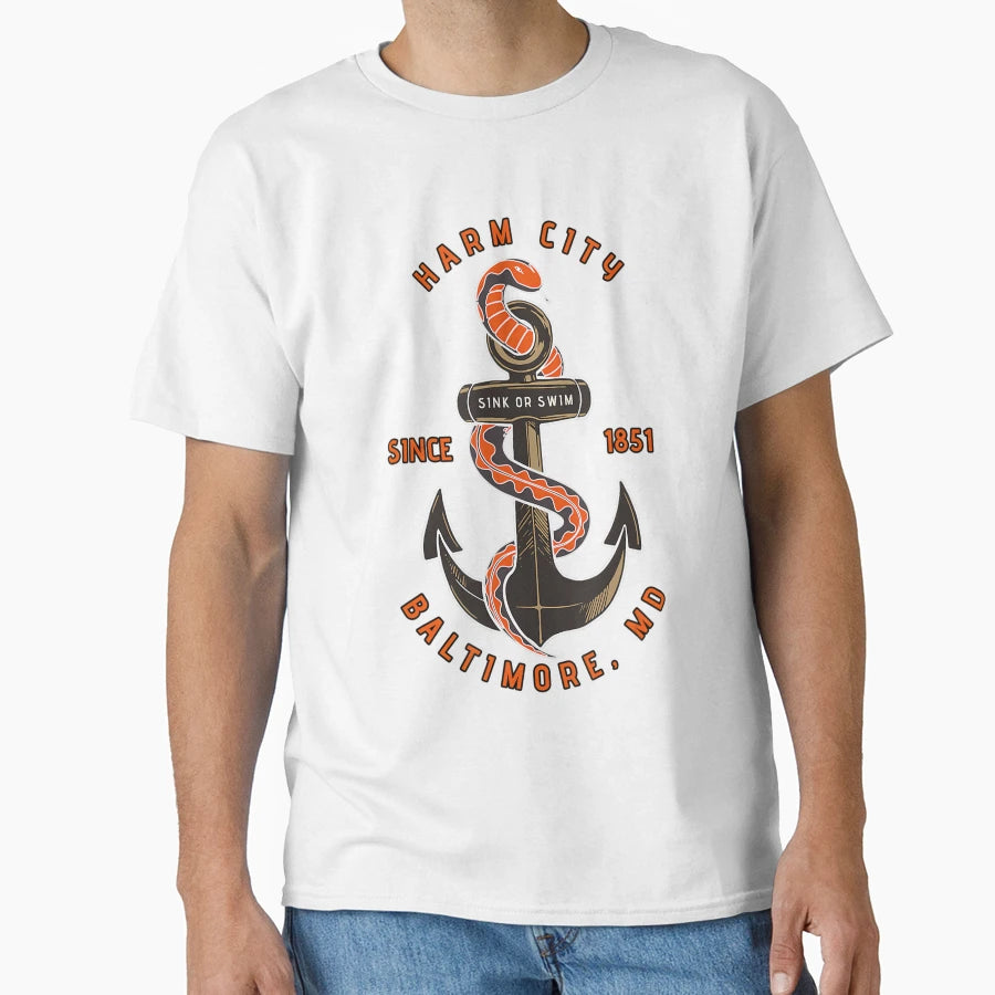 Baltimore Baseball Maryland Sports T-Shirt - Streetwear Style Men Women - T-Shirt, Sweatshirt, Hoodie