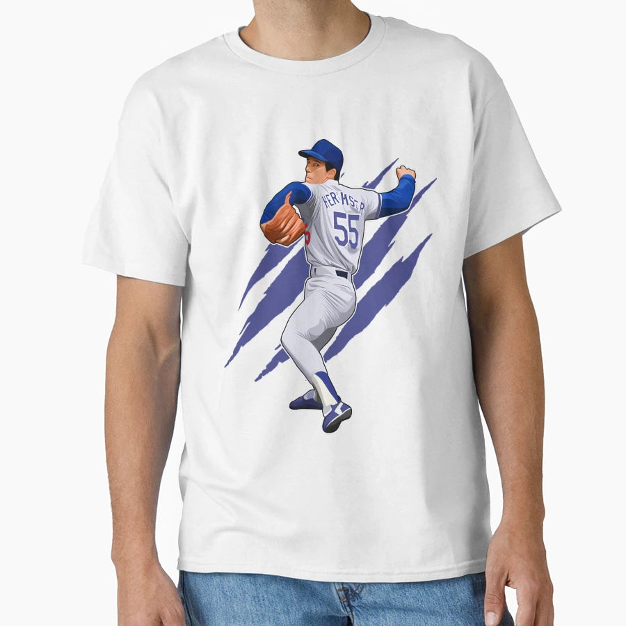 Orel Hershiser Pitches Legend 56 Claw T-Shirt - Minimalist Print for Adults - T-Shirt, Sweatshirt, Hoodie