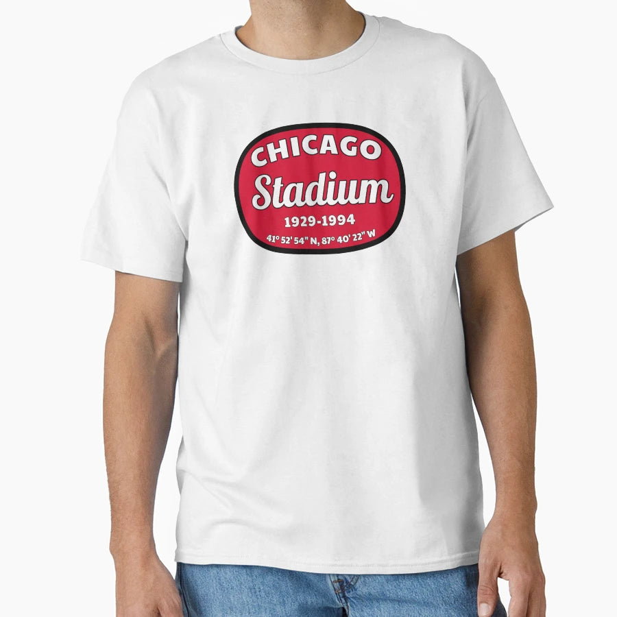 Tribute To Chicago Stadium T-Shirt - Aesthetic Graphic Men Women - T-Shirt, Sweatshirt, Hoodie