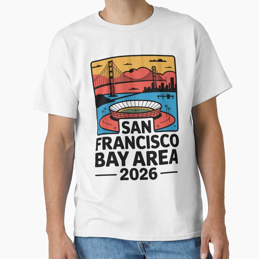 San Francisco Bay Area Golden Gate T-Shirt - Fun Novelty Design Men Women - T-Shirt, Sweatshirt, Hoodie
