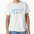 Nfl Detroit Lions Bubble Letters T-Shirt - Streetwear Style Men Women - T-Shirt, Sweatshirt, Hoodie