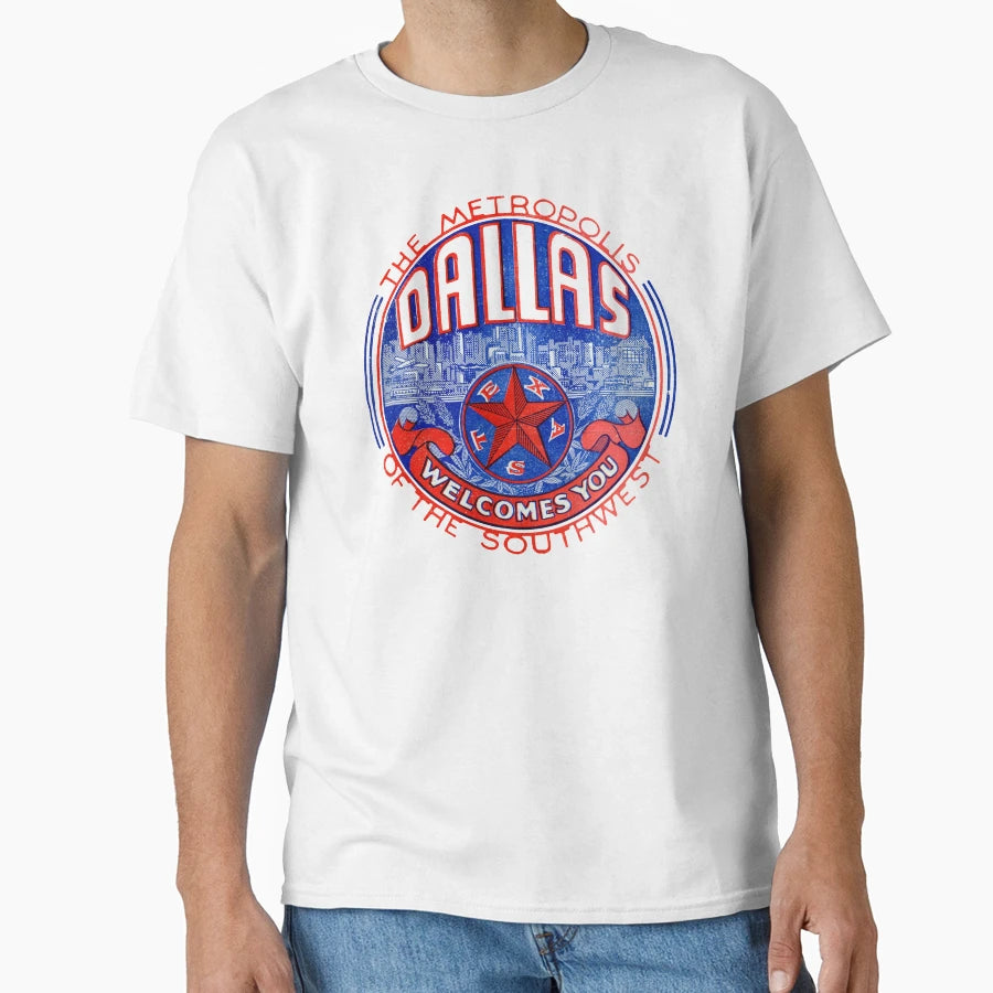 Old School Dallas Texas T-Shirt - Streetwear Style Men Women - T-Shirt, Sweatshirt, Hoodie