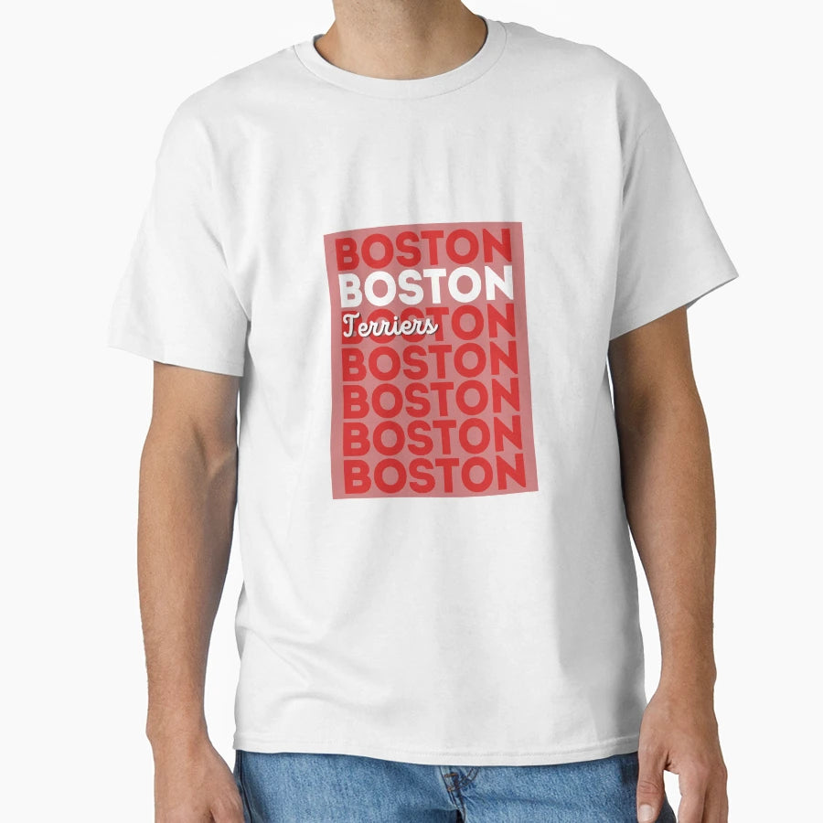 Boston University Terriers T-Shirt - Minimalist Print Unisex - T-Shirt, Sweatshirt, Hoodie