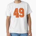 49 Number Cleveland Sports Fourty Nine T-Shirt - Fun Novelty Design Unisex - T-Shirt, Sweatshirt, Hoodie