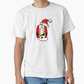 Santa Monogram Font Q T-Shirt - Fun Novelty Design for Adults - T-Shirt, Sweatshirt, Hoodie