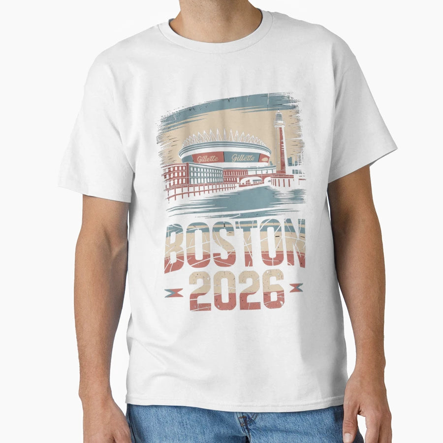 Boston 2026 New England Soccer T-Shirt - Minimalist Print Men Women - T-Shirt, Sweatshirt, Hoodie