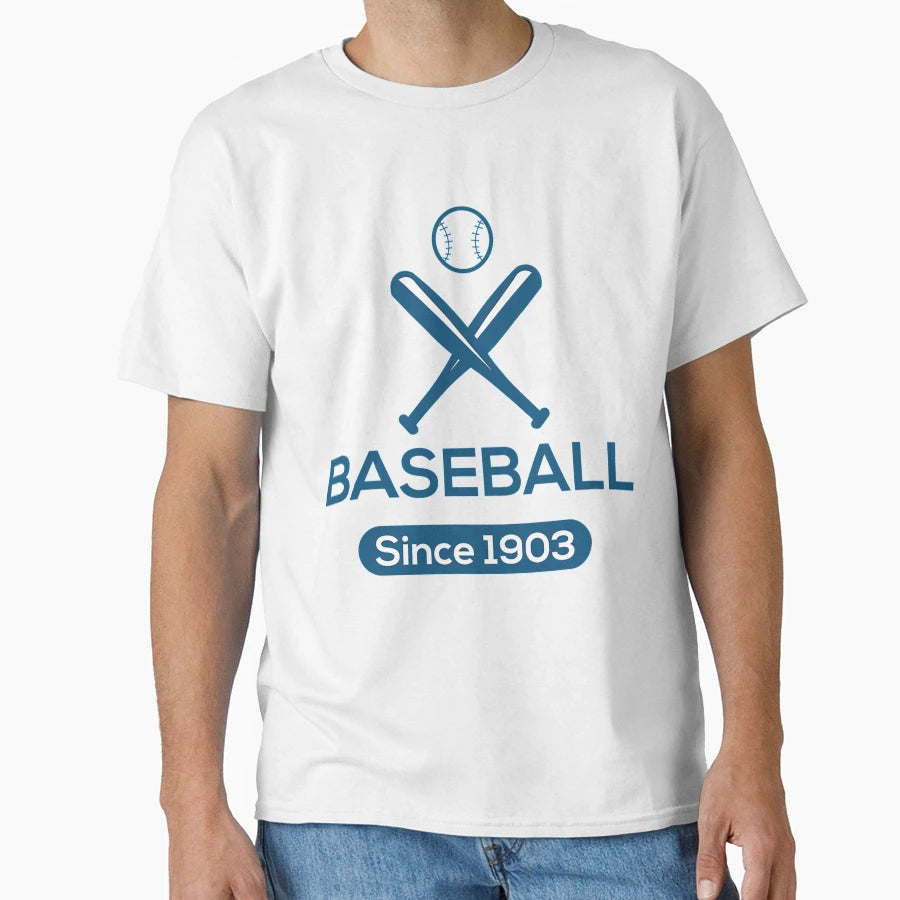 American Baseball Sport Logo T-Shirt - Minimalist Print Unisex - T-Shirt, Sweatshirt, Hoodie