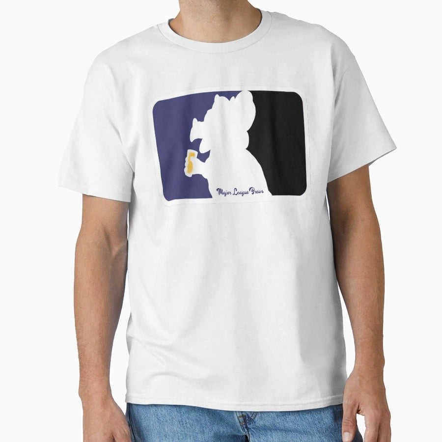 Dinger Major League Brews T-Shirt - Fun Novelty Design for Adults - T-Shirt, Sweatshirt, Hoodie