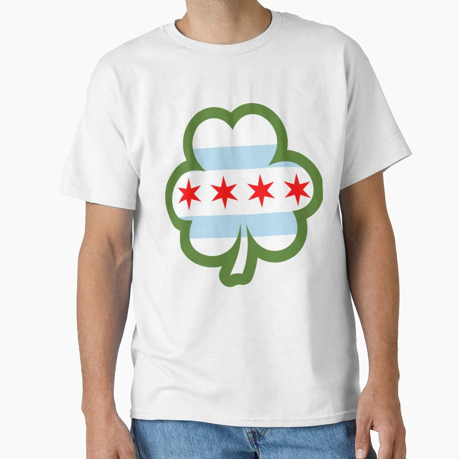 Irish Chicago Flag T-Shirt - Novelty Apparel Men Women - T-Shirt, Sweatshirt, Hoodie