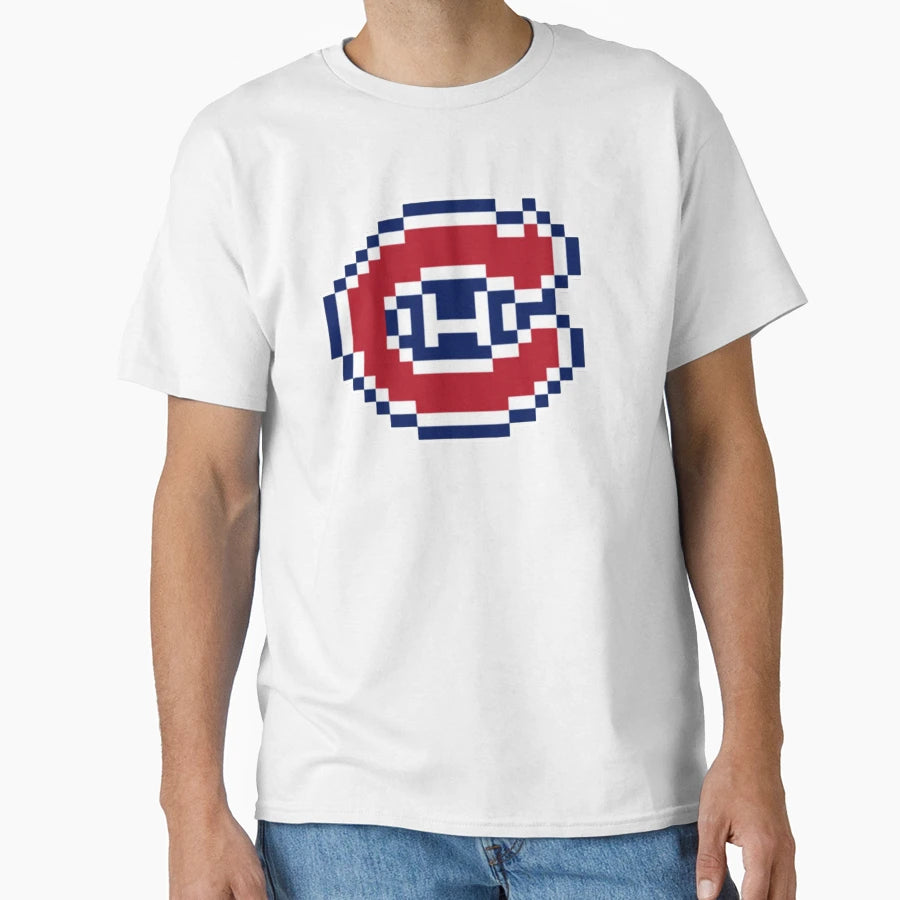 Montreal Hockey 8 Bit Video Games And T-Shirt - Fun Novelty Design Unisex - T-Shirt, Sweatshirt, Hoodie
