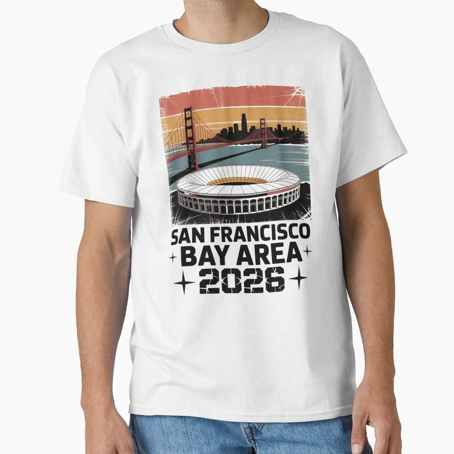 San Francisco Bay Area Golden Gate T-Shirt - Novelty Apparel Unisex - T-Shirt, Sweatshirt, Hoodie