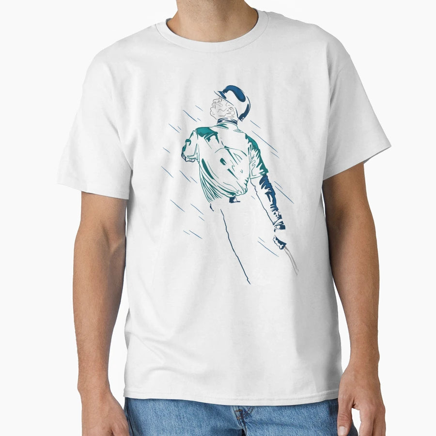 Ken Grifey Jr 24 T-Shirt - Custom Art Print Unisex - T-Shirt, Sweatshirt, Hoodie
