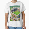 Iconic Pixel Art Baseball Stadium T-Shirt - Streetwear Style Unisex - T-Shirt, Sweatshirt, Hoodie