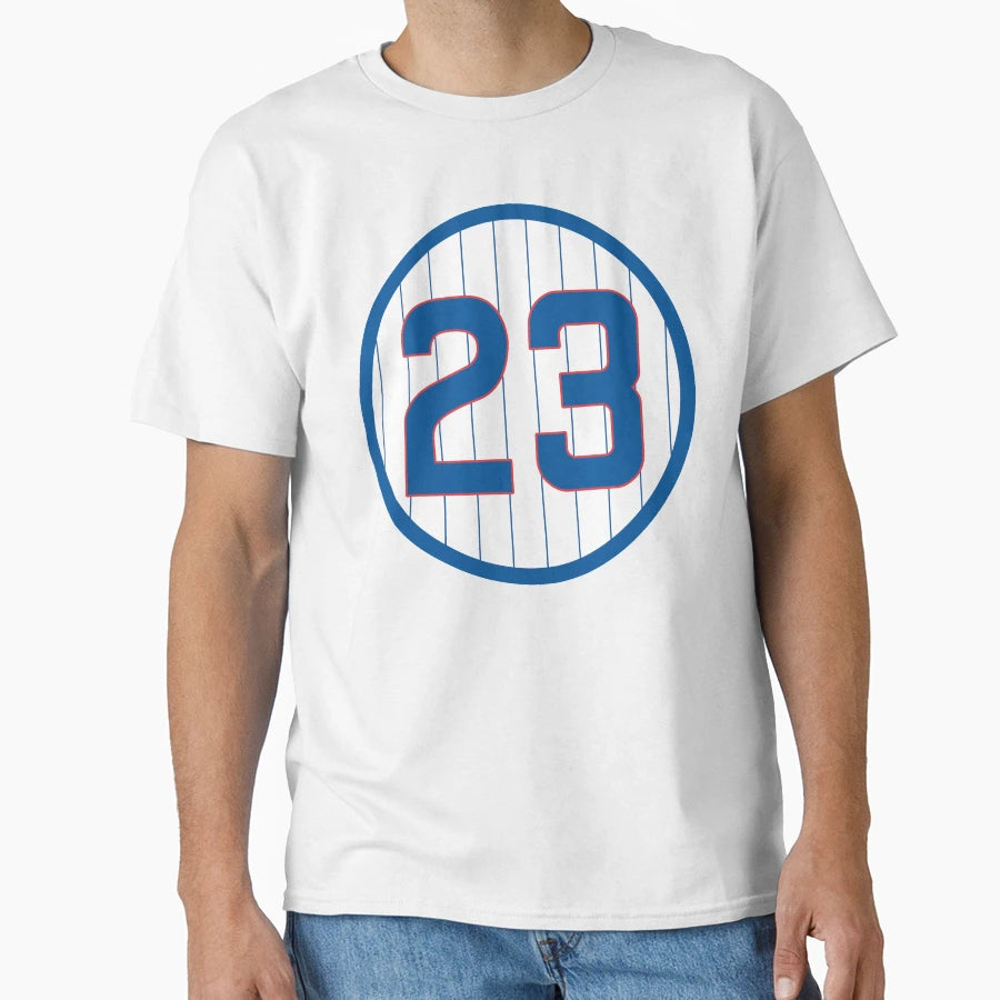 Ryne Sandberg 23 Jersey Number T-Shirt - Fun Novelty Design Men Women - T-Shirt, Sweatshirt, Hoodie