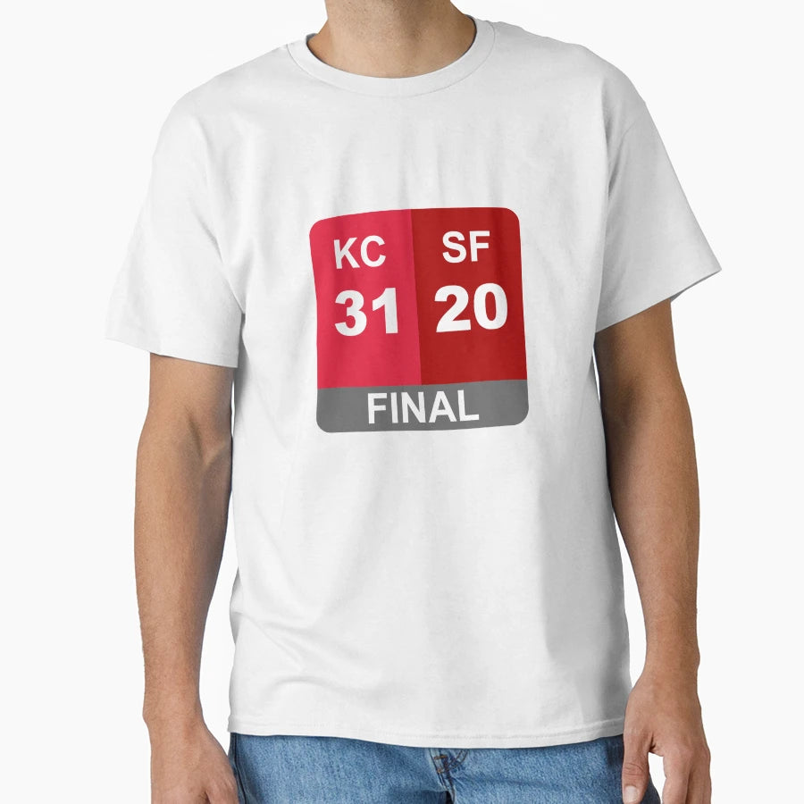 Super Bowl Liv Final Score T-Shirt - Fun Novelty Design Men Women - T-Shirt, Sweatshirt, Hoodie