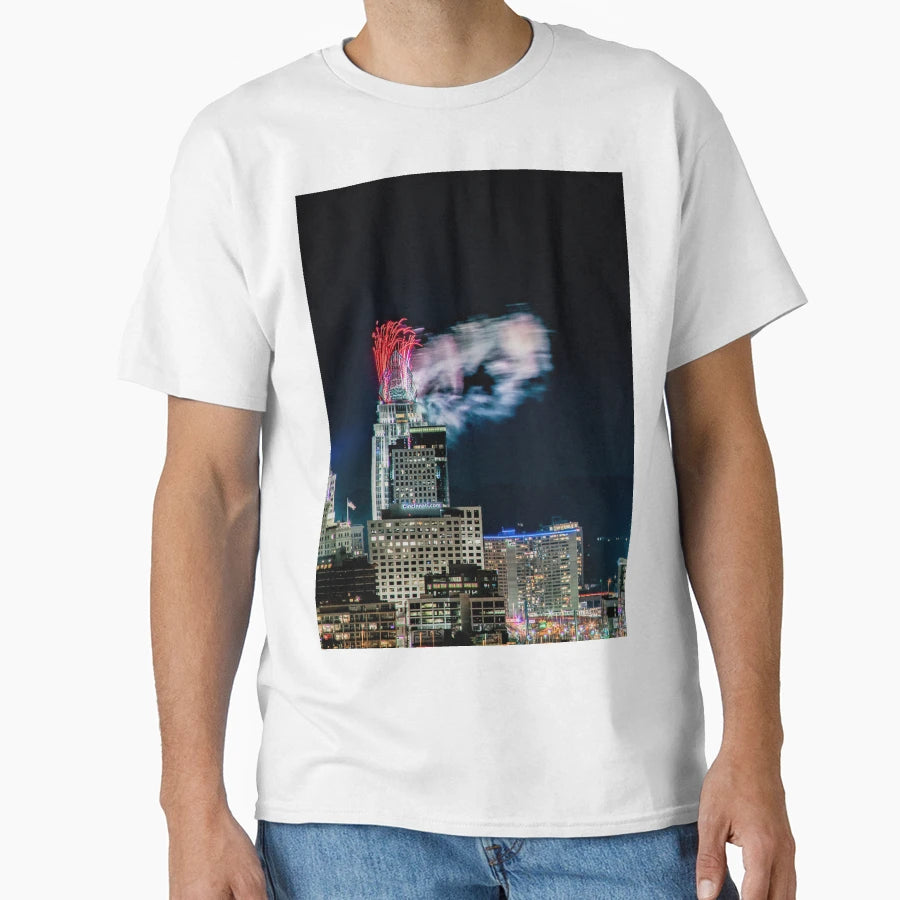 2021 Webn Fireworks Cincinnati Ohio T-Shirt - Trendy Graphic for Adults - T-Shirt, Sweatshirt, Hoodie