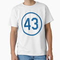 Raul Mondesi 43 Jersey Number T-Shirt - Trendy Graphic for Adults - T-Shirt, Sweatshirt, Hoodie