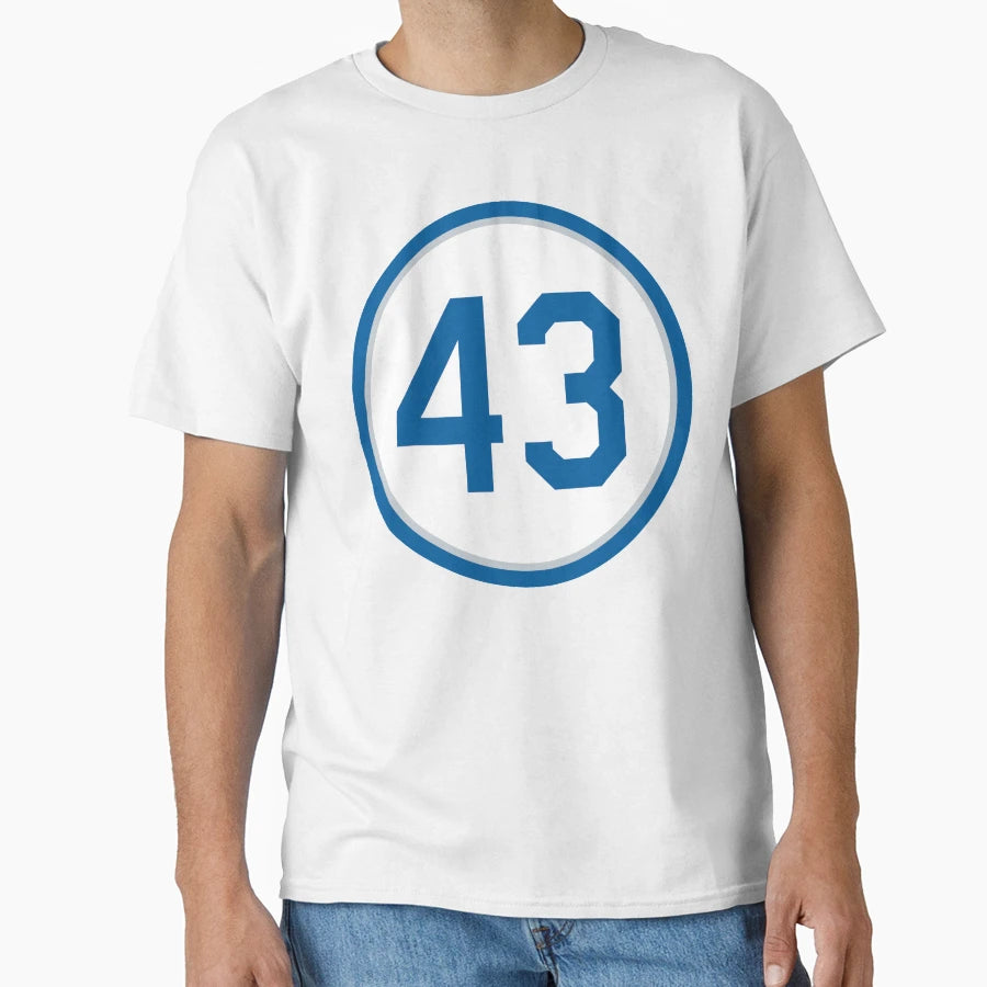 Raul Mondesi 43 Jersey Number T-Shirt - Trendy Graphic for Adults - T-Shirt, Sweatshirt, Hoodie