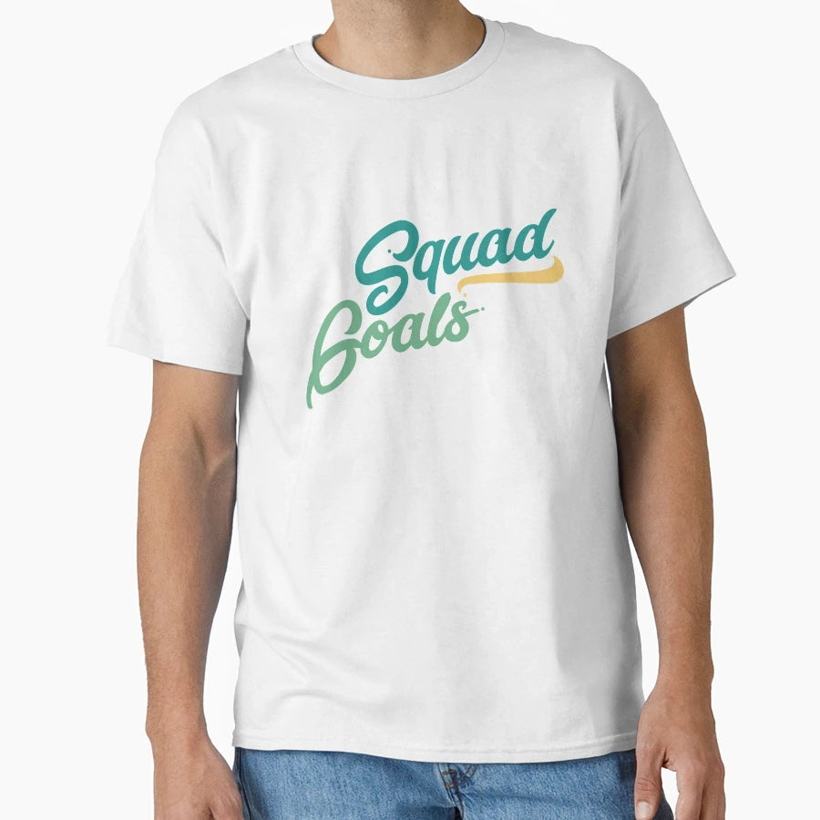 Squad Goals Logo T-Shirt - Unique Graphic Men Women - T-Shirt, Sweatshirt, Hoodie