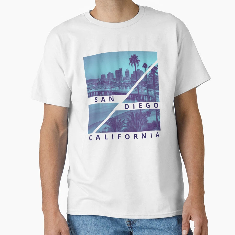 Travel To San Diego California T-Shirt - Casual Everyday Wear Unisex - T-Shirt, Sweatshirt, Hoodie