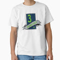 Seattle 3 Banner Emblem T-Shirt - Streetwear Style Unisex - T-Shirt, Sweatshirt, Hoodie
