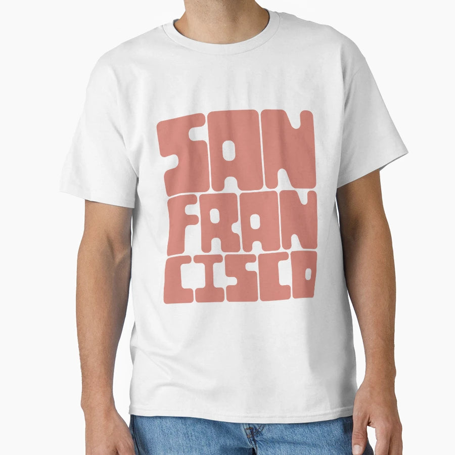 San Francisco Tawny Orange T-Shirt - Minimalist Print Men Women - T-Shirt, Sweatshirt, Hoodie