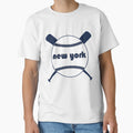 New York Throwback Baseball Crossed T-Shirt - Streetwear Style Men Women - T-Shirt, Sweatshirt, Hoodie