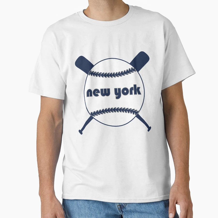 New York Throwback Baseball Crossed T-Shirt - Streetwear Style Men Women - T-Shirt, Sweatshirt, Hoodie