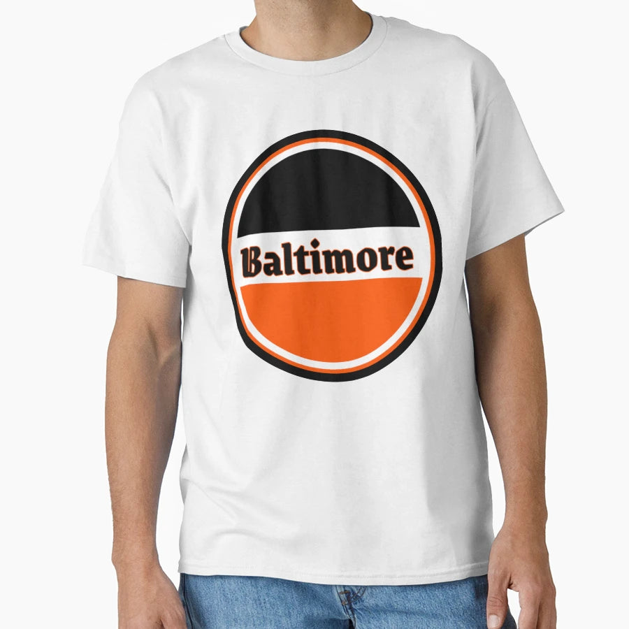 Baltimore City Logo T-Shirt - Custom Art Print Men Women - T-Shirt, Sweatshirt, Hoodie