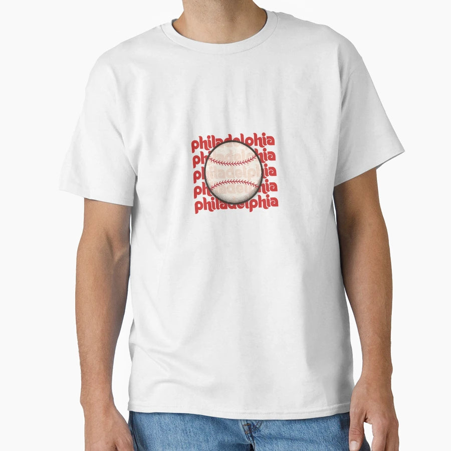 Philadelphia Baseball T-Shirt - Graphic Print Men Women - T-Shirt, Sweatshirt, Hoodie