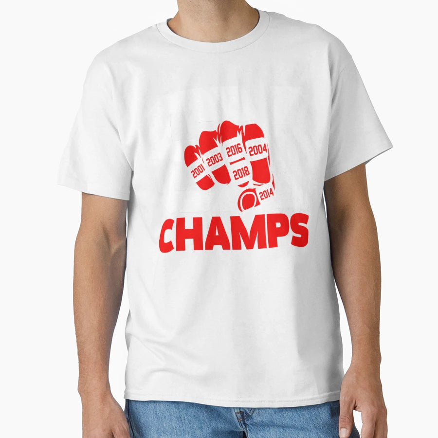 6X Champs 6 Ring T-Shirt - Streetwear Style for Adults - T-Shirt, Sweatshirt, Hoodie