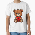 Teddy Bear Letter W Love Gift T-Shirt - Fun Novelty Design Unisex - T-Shirt, Sweatshirt, Hoodie