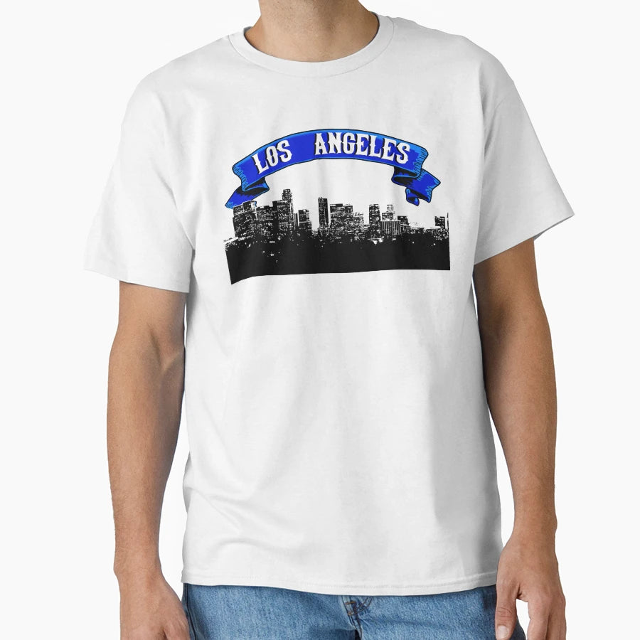 Los Angeles City Banner T-Shirt - Aesthetic Graphic Unisex - T-Shirt, Sweatshirt, Hoodie