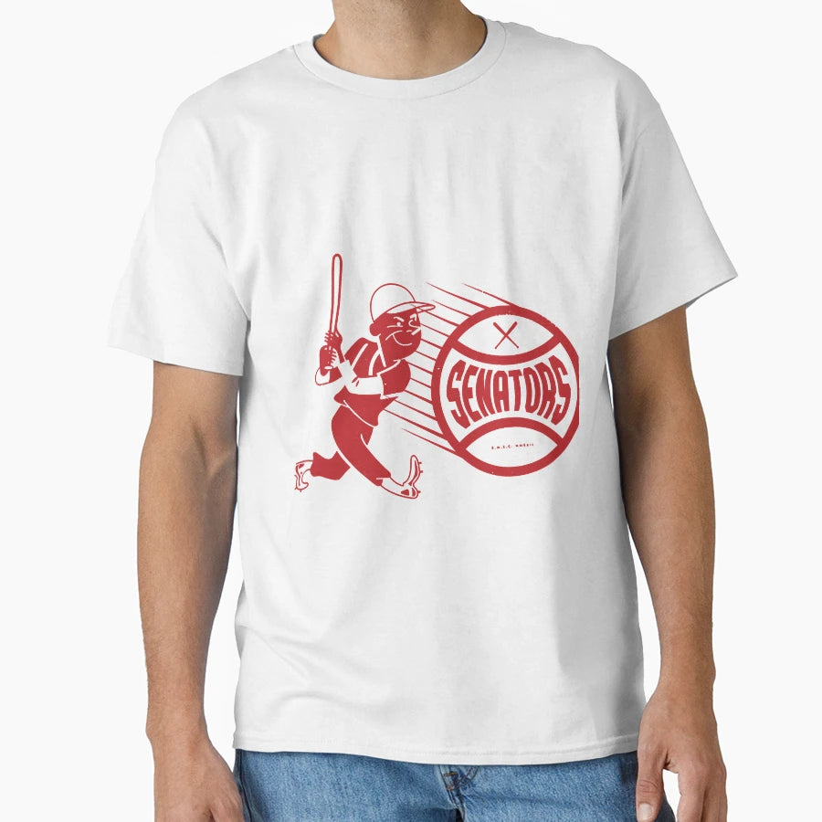 Vintagebaseball Washingtonsenators T-Shirt - Custom Art Print Men Women - T-Shirt, Sweatshirt, Hoodie
